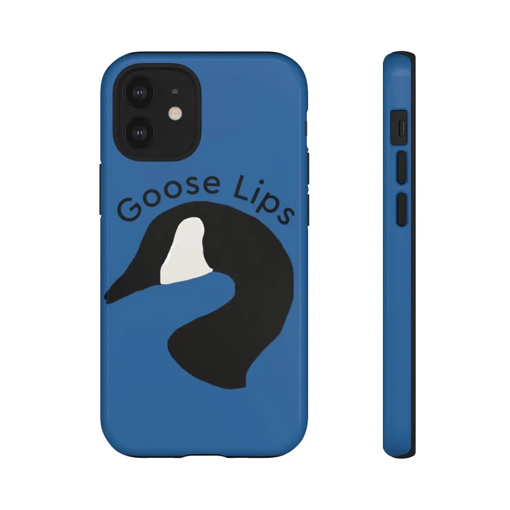 Goose Lips Blue Tough Cases