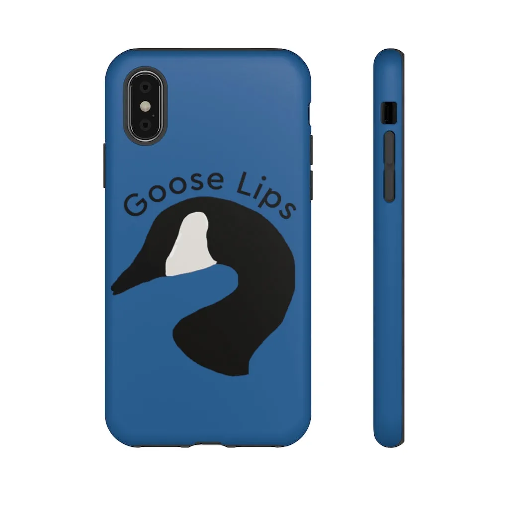 Goose Lips Blue Tough Cases