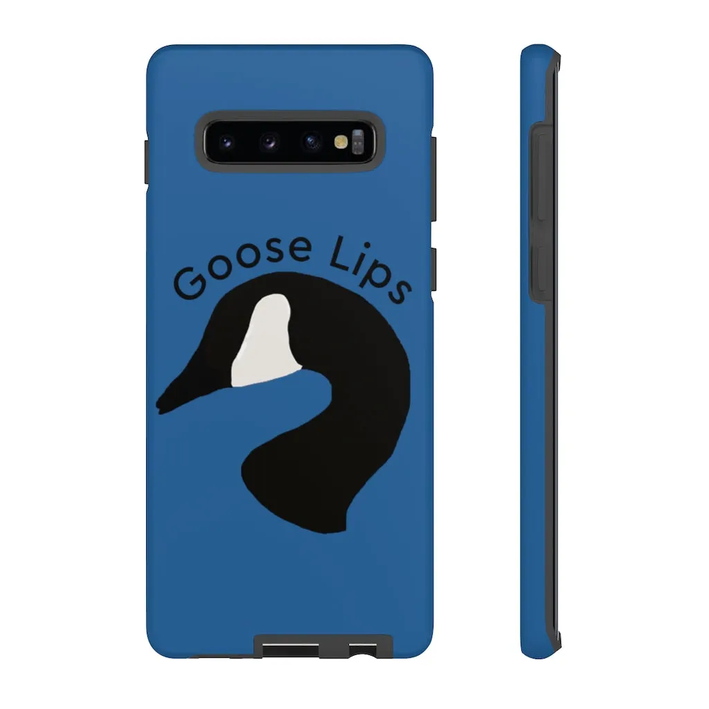 Goose Lips Blue Tough Cases