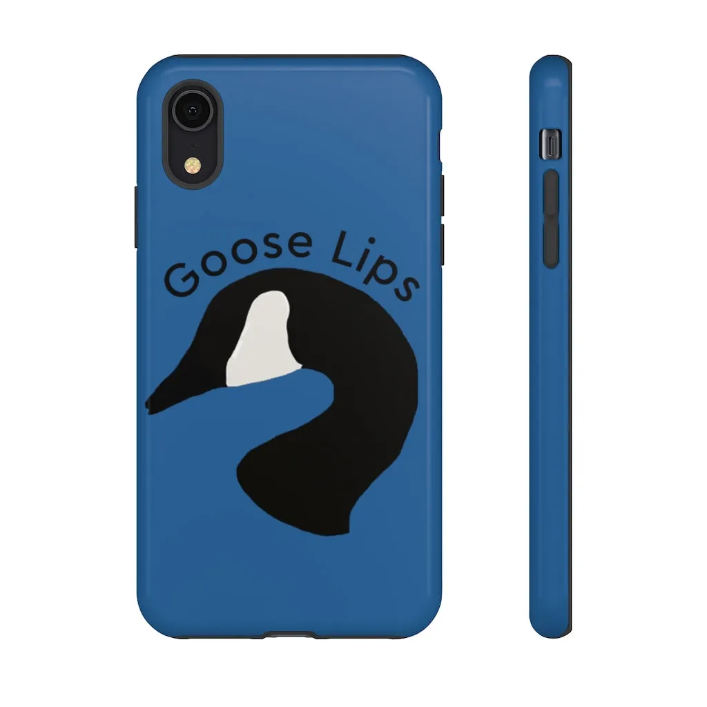 Goose Lips Blue Tough Cases