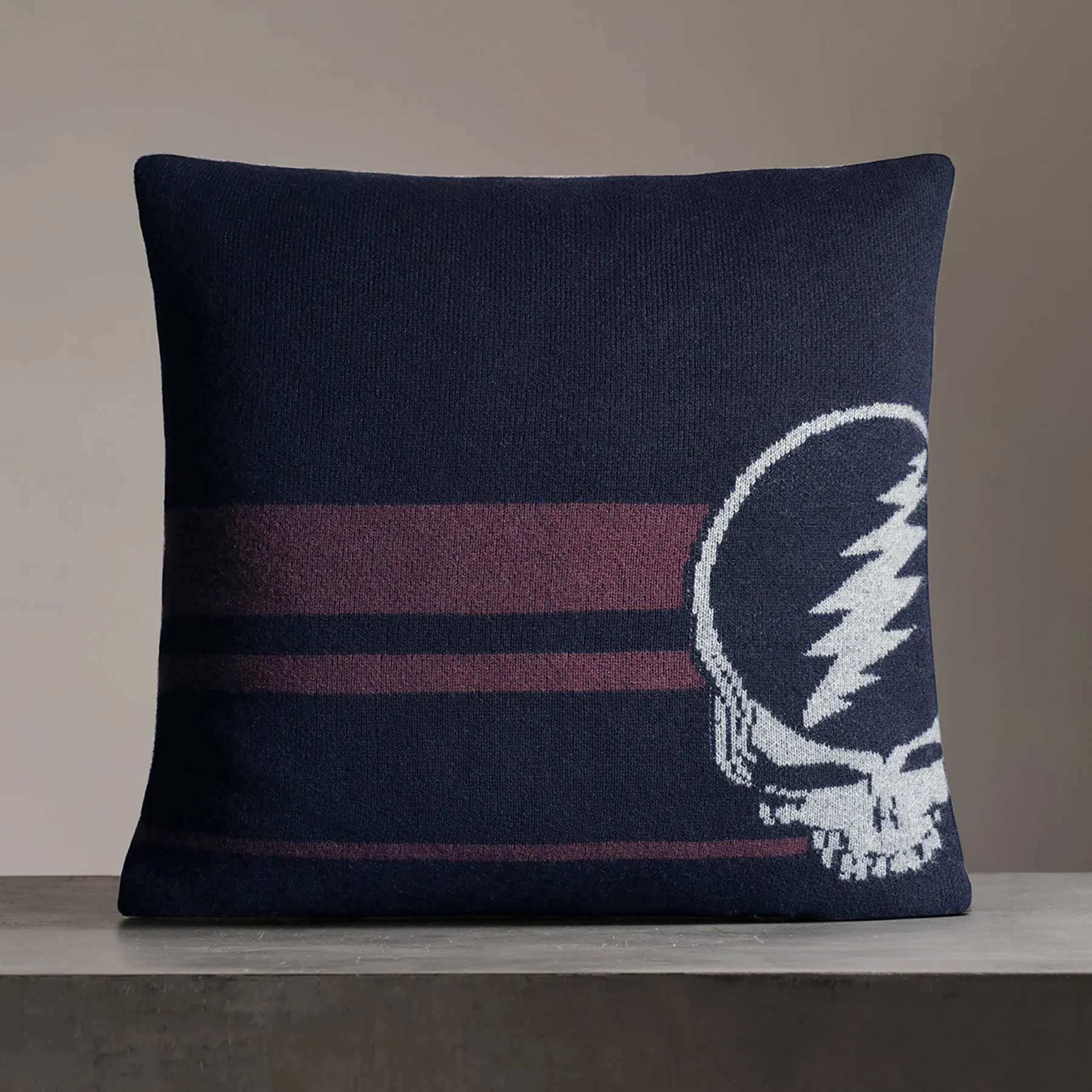 Grateful Dead Sham - Navy/Smoke/ Burgundy