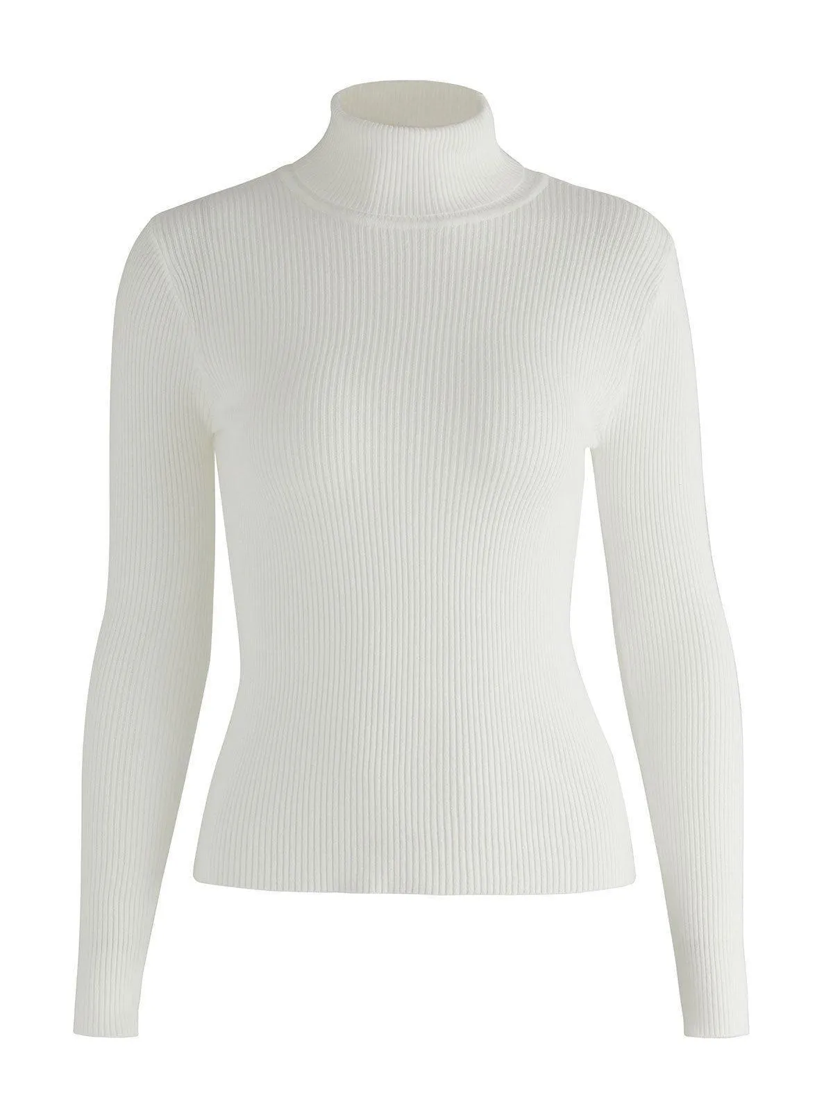 High Neck Jumper Knit Top