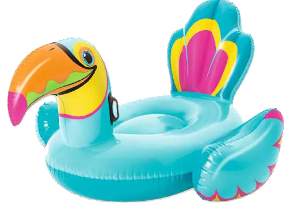 Inflatables and Rafts Bestway Jumbo 81" x 59" Tipsy Toucan Rider