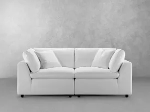 JoJo Fletcher Luxe Feather and Down 2-pc Loveseat