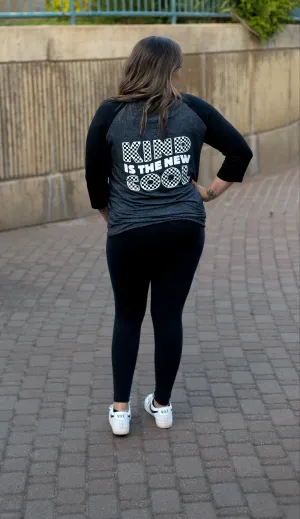 Kind Is The New Cool Women's Bamboo Raglan