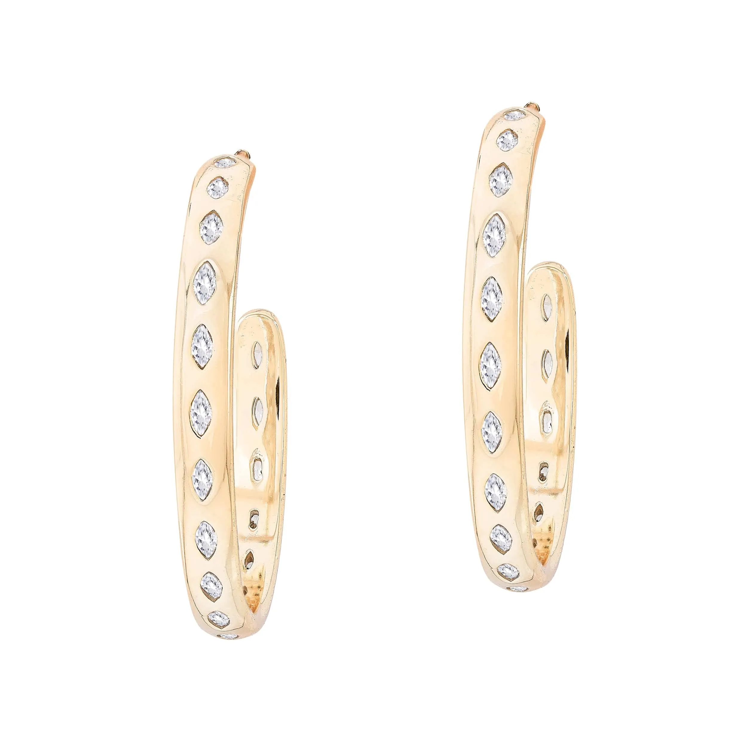 Marquise | Hoop Earrings