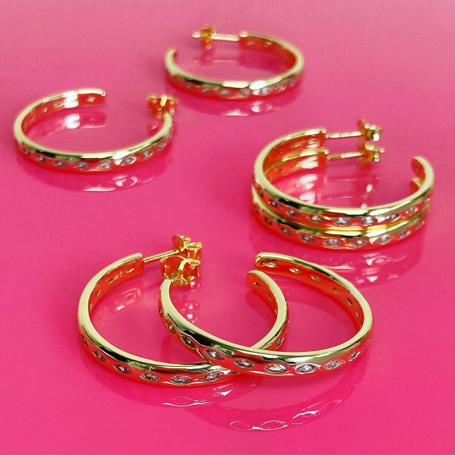 Marquise | Hoop Earrings