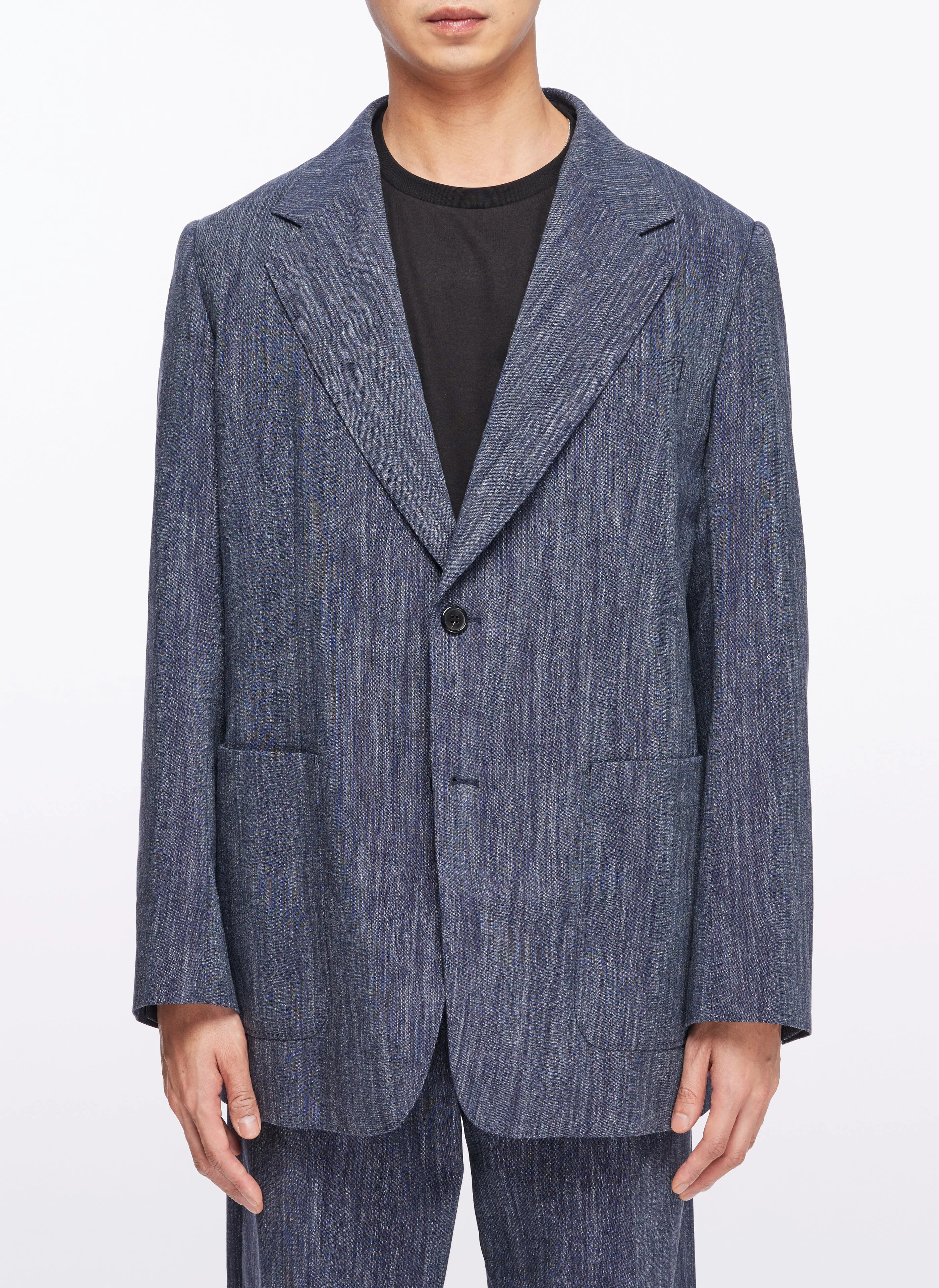 Marzotto Cotton Wool Construction Blazer