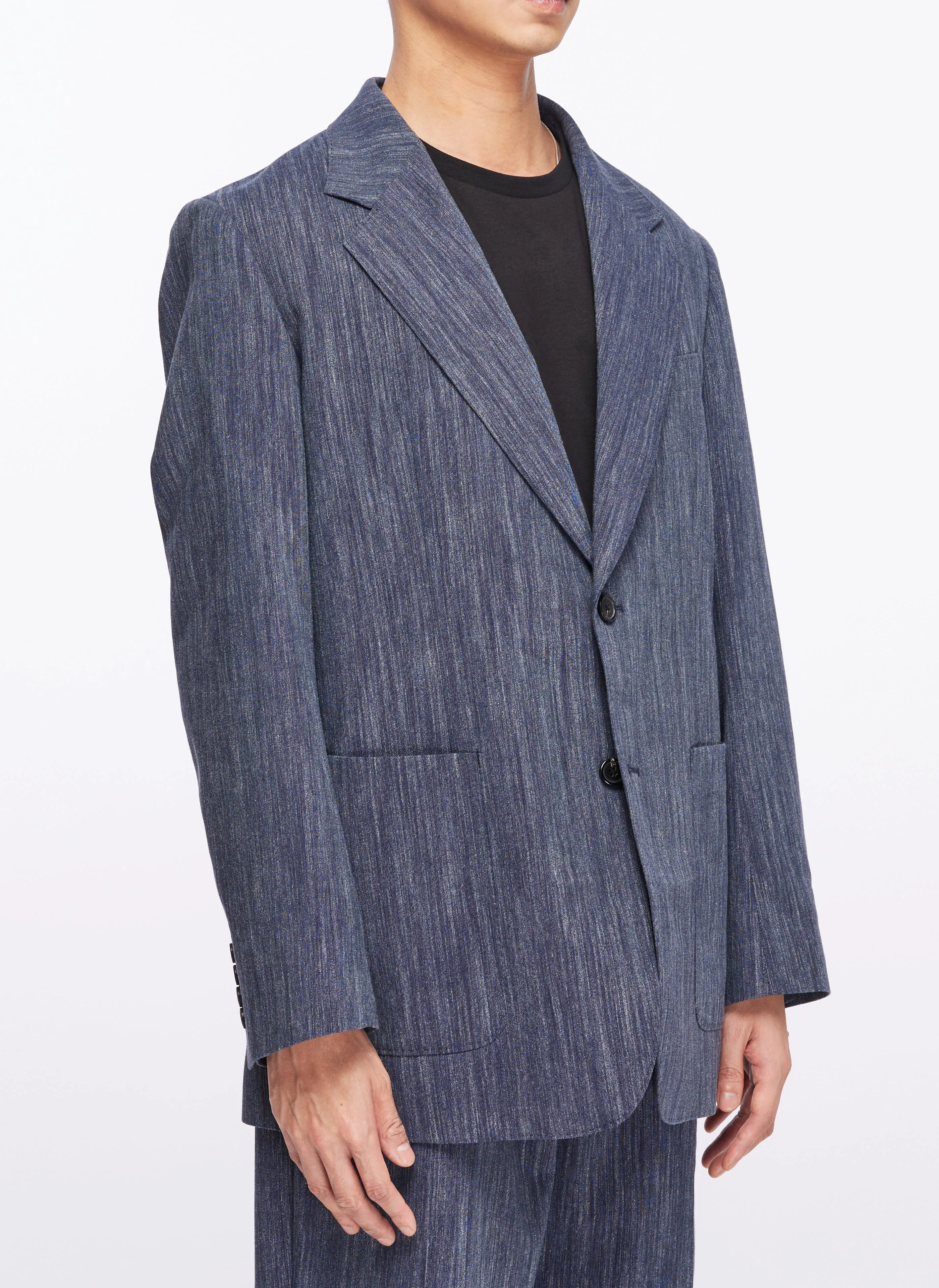 Marzotto Cotton Wool Construction Blazer