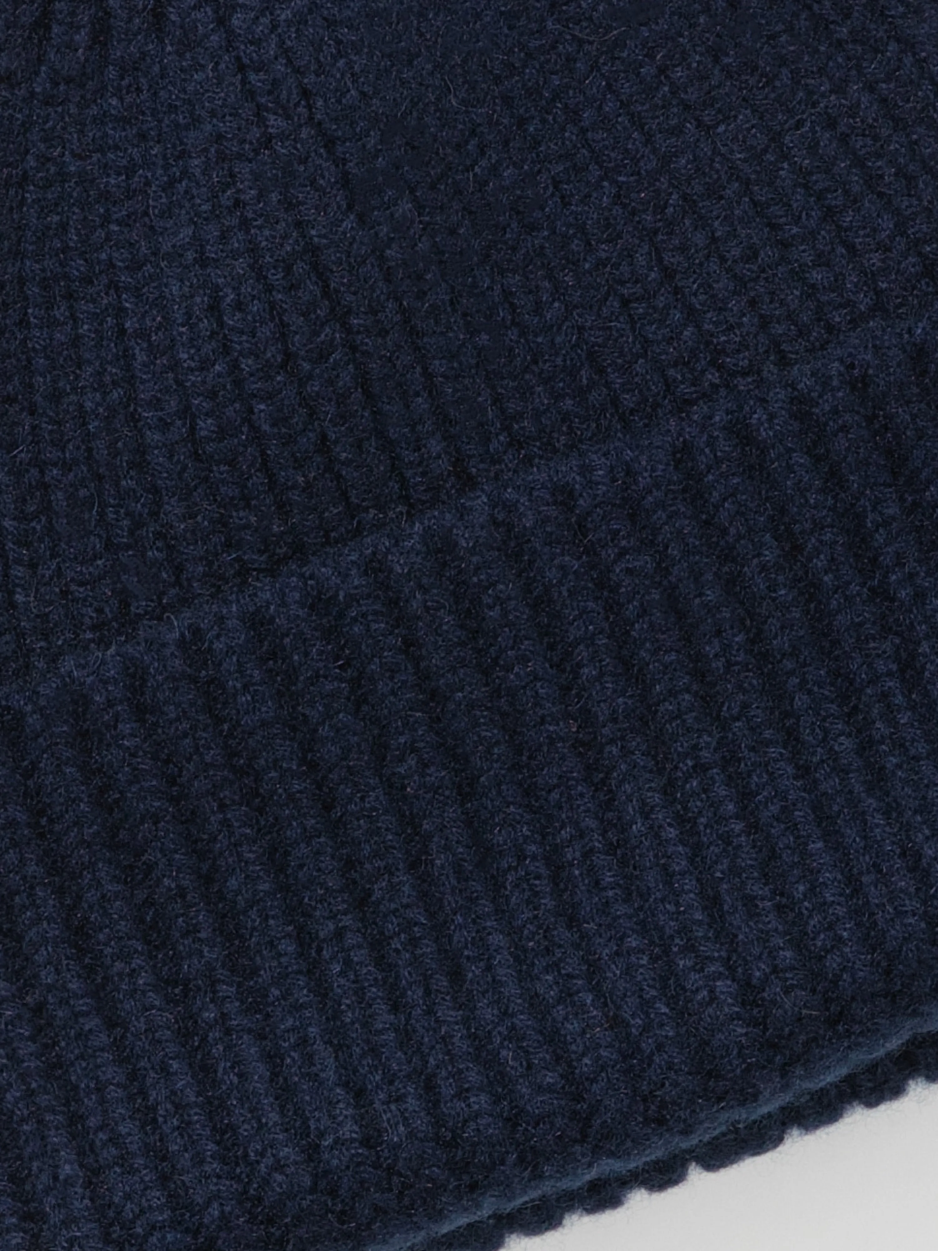 Navy Cashmere Beanie