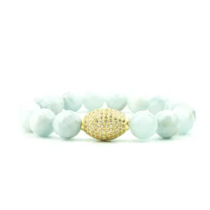 Pave Aquamarine Bracelet