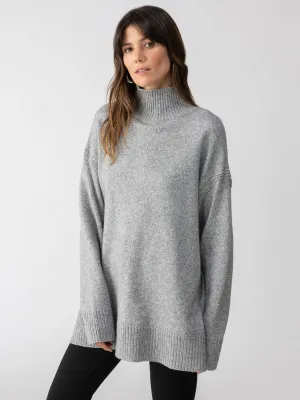 Perfect Sweater Tunic Heather Ash