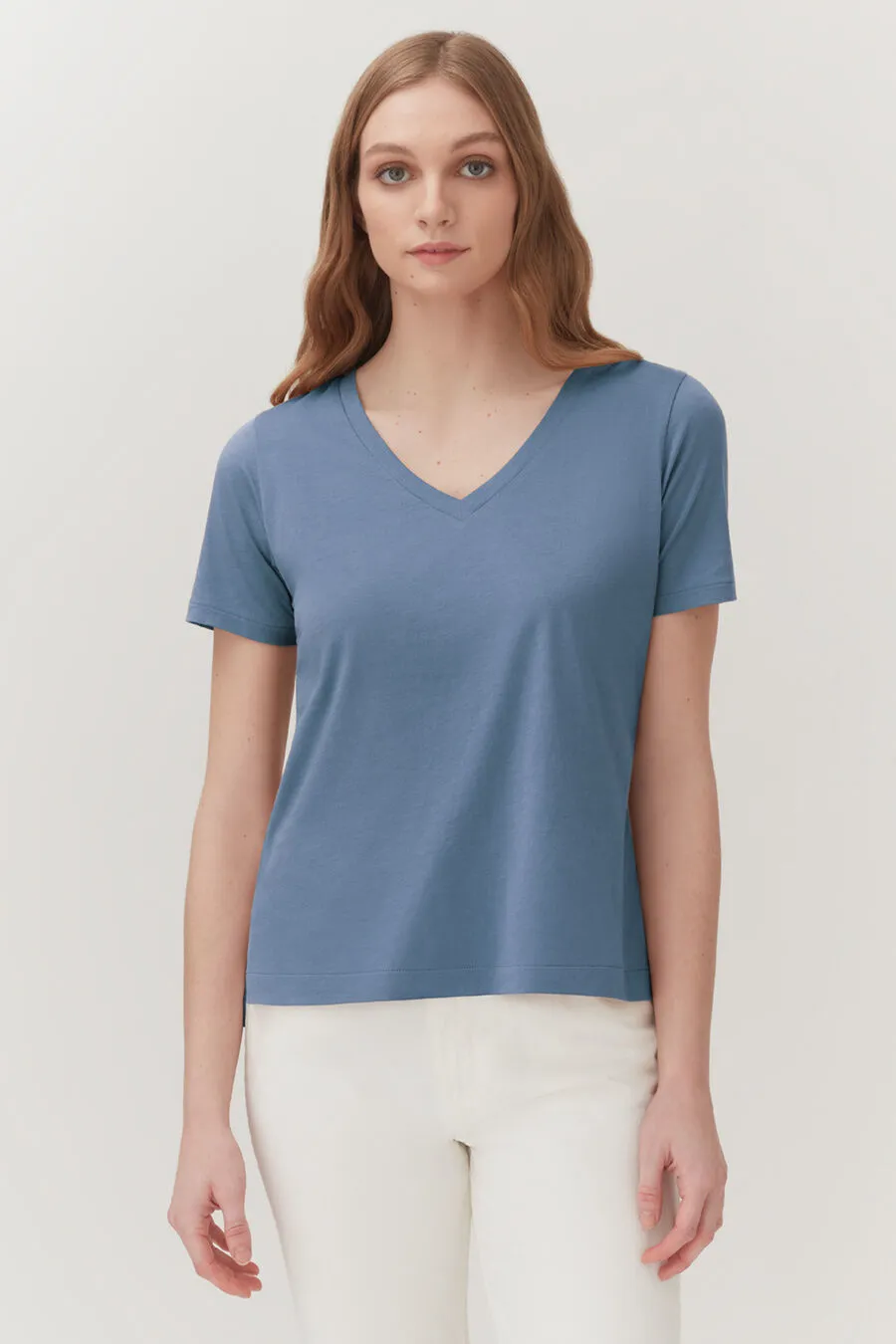 Pima V-Neck Tee