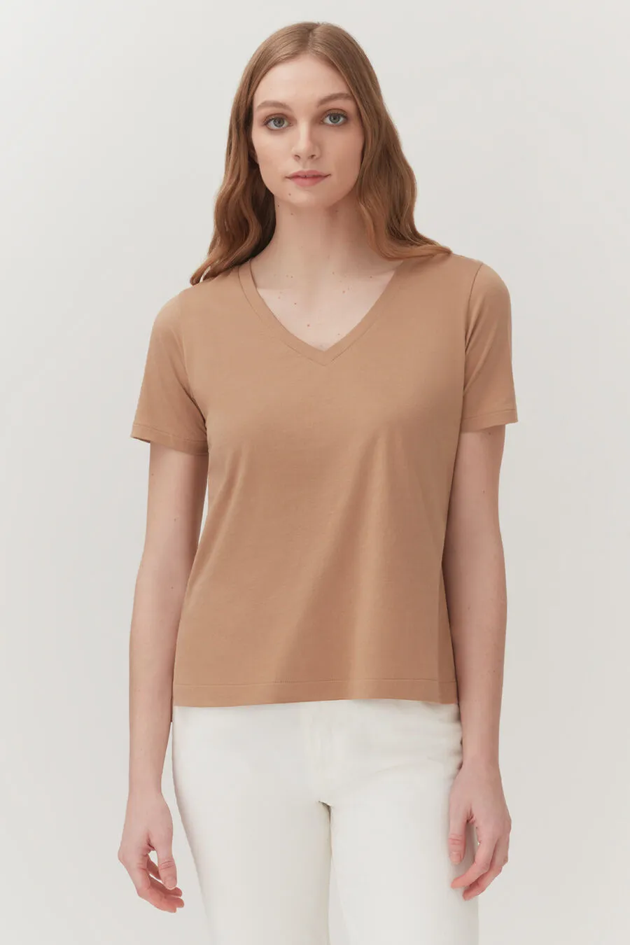 Pima V-Neck Tee