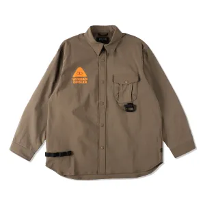 POLeR x WDS FIELD SHIRT JACKET / SEA_BROWN