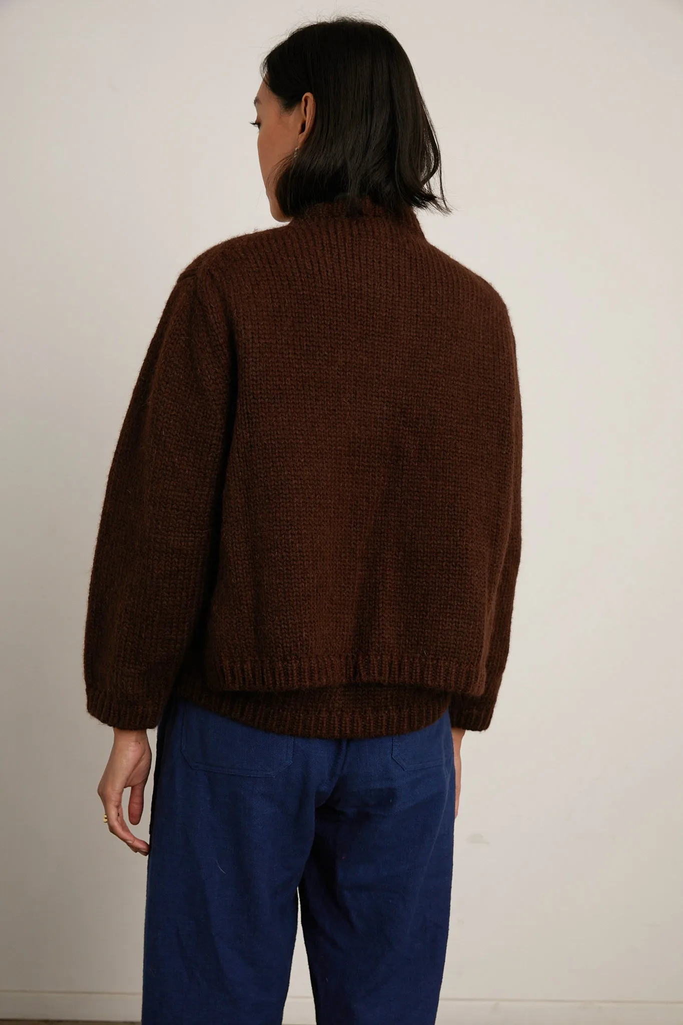 (Pre-Order Feb 20) Sheba Cardigan Sweater- Chocolate