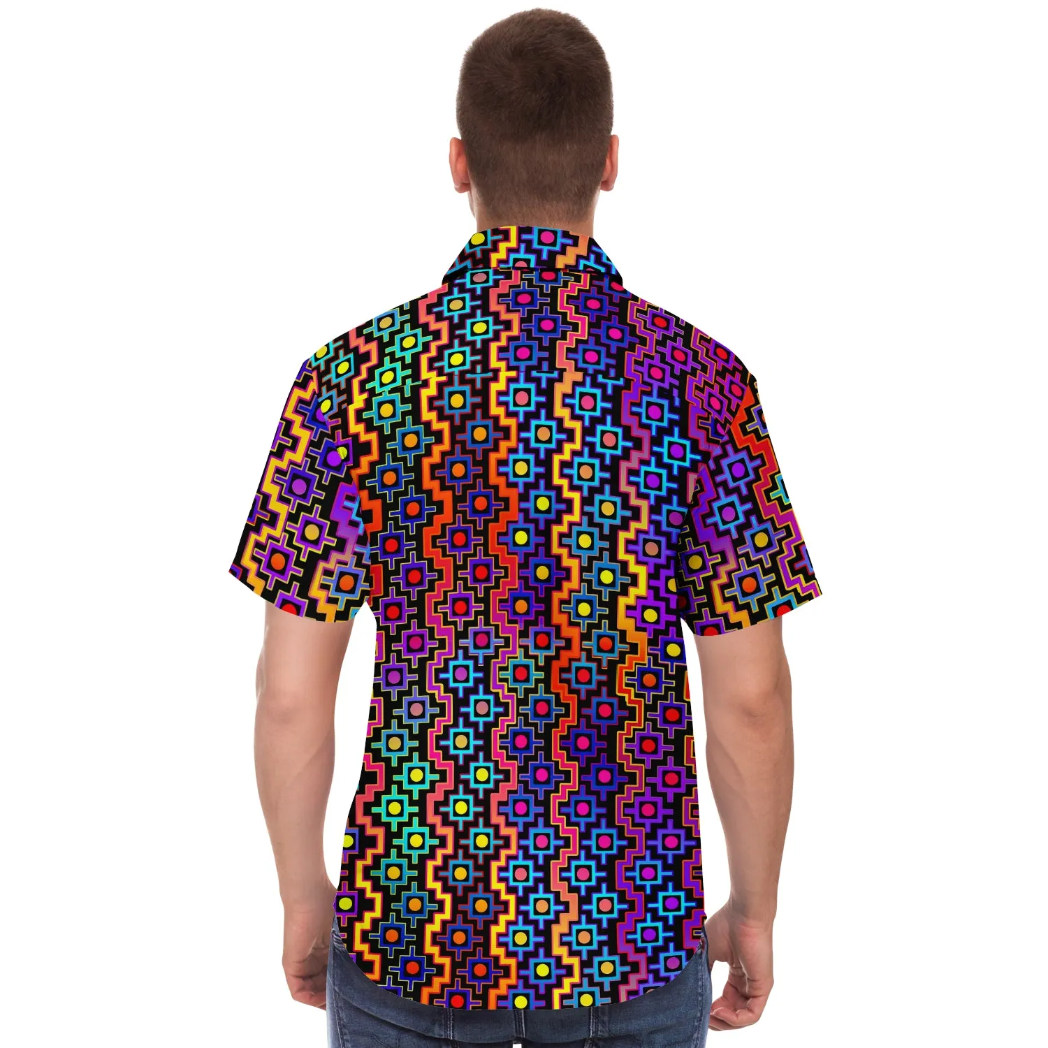 Rainbow Healing Button Down Shirt