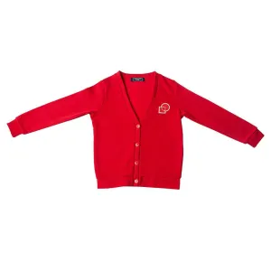 Red Button Sweater - Vita et Pax