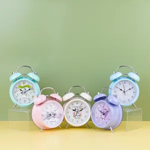 Sanrio Kiwaii Cartoon Bell Table Clock with Alarm