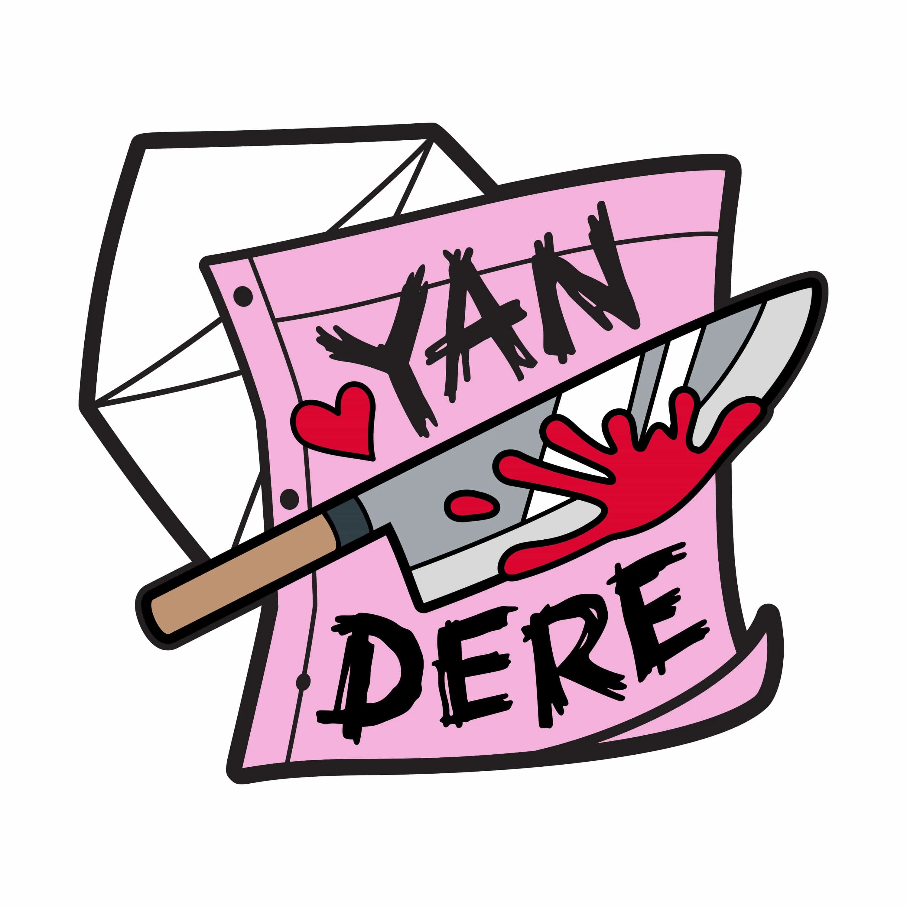 Sanshee - Yandere Holographic Sticker