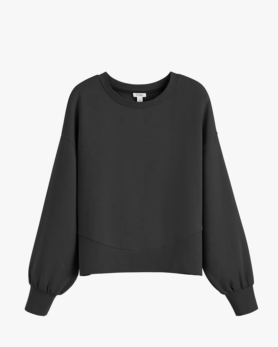 Terry Balloon Sleeve Sweatshirt