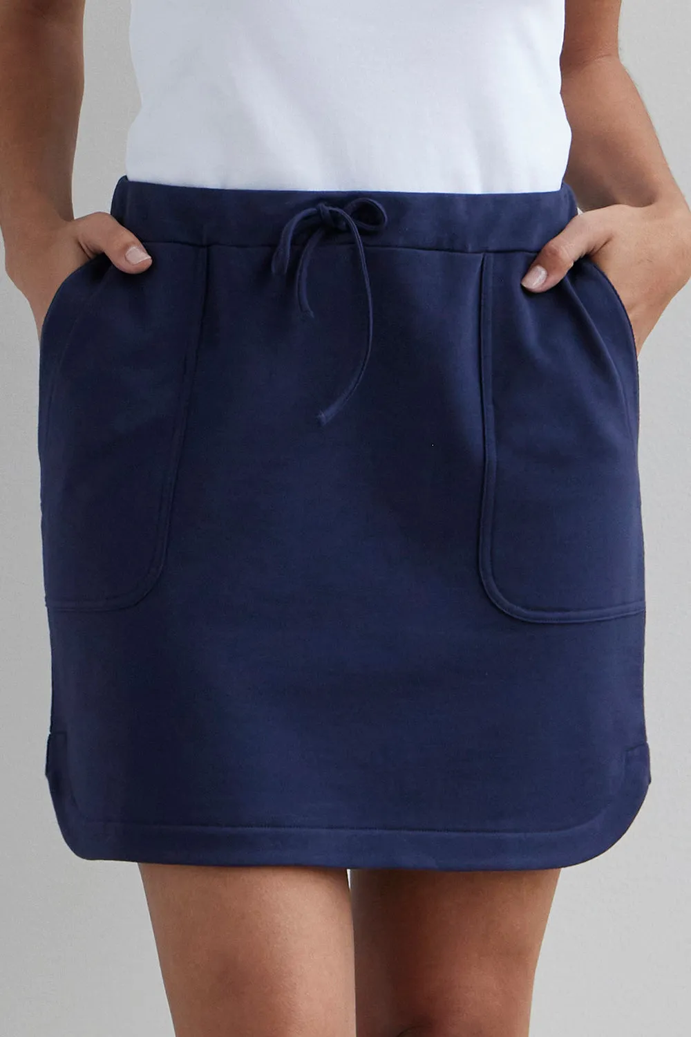 Women's Organic Cotton Mini Skirt with Pockets